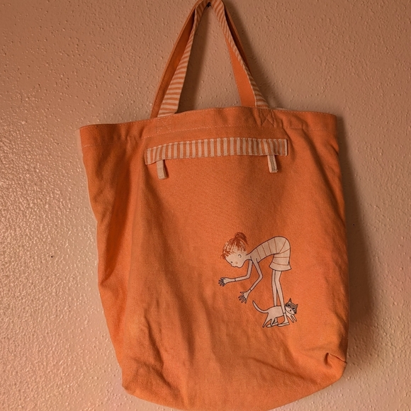 J Fashion RARE Kawaii Y2k Cotton Canvas Shopper Tote - Picture 2 of 5